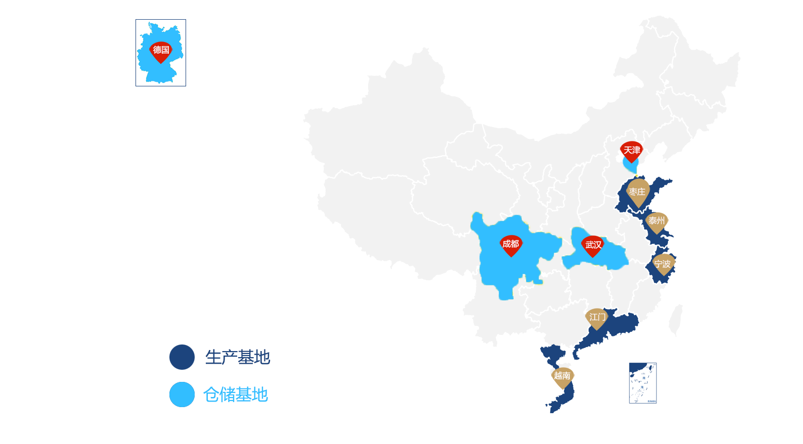 中国营销网络分布图